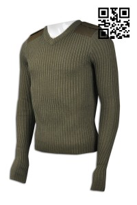 JUM034 Homemade men's sweaters Uniform group Design V-neck sweater style  Sweater franchise sweater factory hong kong